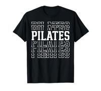 Pilates Funny Layered Text Instructor Coach T-Shirt