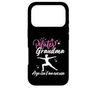 PILATES GRANDMA funny saying AGE ISN'T AN EXCUSE Case for iPhone 17 Pro