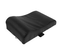 Pilates Head and Neck Support Pillow for Yoga Mats, Black | Tpe Arc Shape, Studio Practice Alignment, Ergonomic Comfort, Stable Support for Neck and Shoulders