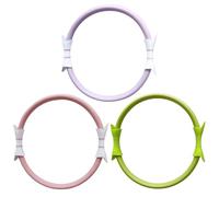 Pilates Hoop - PP+Silicone 38cm | Resistance Band | Resistance Band | Round Pilates for Women for Home Workout, Yoga, Basic Training, Physical Exercise, Fu Development