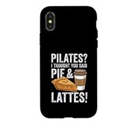Pilates I Thought You Said Pie And Lattes Workout Case for iPhone X/XS