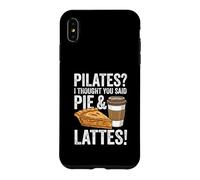 Pilates I Thought You Said Pie And Lattes Workout Case for iPhone XS Max