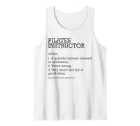 Pilates Instructor Job Definition Personalized Funny Tank Top