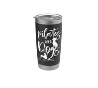 Pilates Instructor Teacher Dog Pilates and Dogs Stainless Steel Insulated Tumbler