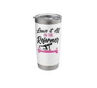 Pilates Instructor Teacher Leave It All On The Reformer Stainless Steel Insulated Tumbler
