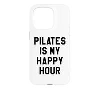 Pilates is My Happy Gym Hour Women Girls Do Pilates Sayings Case for iPhone 15 Pro