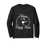 Pilates is My Happy Hour Lover Mind Body Movement Long Sleeve T-Shirt