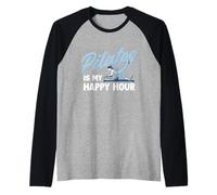 Pilates is My Happy Hour - Pilates Lover Instructor Raglan Baseball Tee
