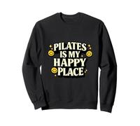 Pilates Is My Happy Place, Funny Gift For Wellness Lovers Sweatshirt