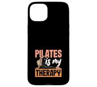 Pilates Is My Therapy Inspiring Wellness Art Case for iPhone 15 Plus