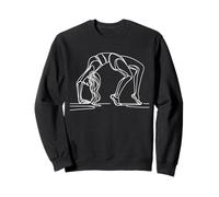 Pilates Line Art Fitness Fan Sweatshirt