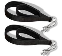 Pilates Loops Compatible with Tonal Machine, Double Loop Soft Lined Pilates Straps with T Lock Adapter, W/Snap Hooks, D-Ring Straps for Home Gym, Yoga, and Strength Training