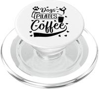 Pilates Lover - Dogs Pilates Coffee PopSockets PopGrip for MagSafe