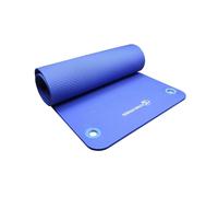 Pilates-Mad Core Fitness Plus Eyelets Yoga Mat Blue (One Size)