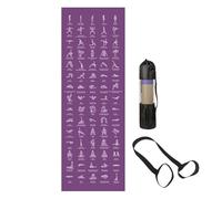 Pilates Mat,Non-Slip Double-Sided Floor Pad - Exercise Wide Yoga Mat Thick,for Home Travel Gym Studio Pilates Fitness Outdoor Playground Balance Physical Training
