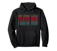 Pilates Mom Funny Layered Text Mother Mama Coach Pullover Hoodie