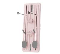 Pilates Plate, Board Exercises for Reforming Pilates and Core and Ab Trainer | Foldable Fitness Equipment for Muscle Building, Full Body Training and Retraining