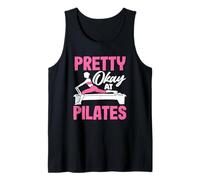 Pilates Pretty Okay At Pilates Enthusiast Fun Tank Top