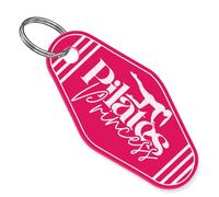 Pilates Princess Keyring - Pilates Pose Design: Motel Style Acrylic Keychain | Pilates Instructor Gifts, Pilates Lover Keyring, Gift for Her