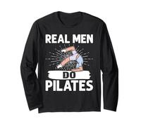 Pilates: Real Men Do Pilates Long Sleeve T-Shirt