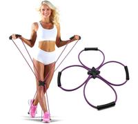 Pilates Reformer Bands - Pilates Band with Handles for Full-Body Workout, Pilates Resistance Bands Set for Home Gym, Portable Strength Training Equipment Fitness Accessories for Women & Men