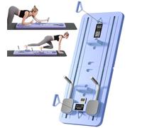 Pilates Reformer Board - Compact Training Device, Durable PP Construction, Portable Folding Design, Versatile Core Training Aid | Abs Strength Balance Flexibility Body Condition