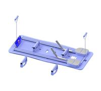 Pilates Reformer Board - Foldable Sliding Exercise , Adjustable Bands and Knee Pad System, Training Device for Full Body Workout at Home, Routine Fit