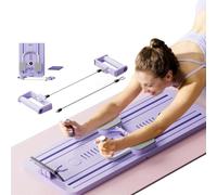 Pilates Reformer Board Set Multi-FunctionalExercise Board Plank Trainer Automatic ReboundRoller Board Abdominal Board (1)
