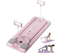 Pilates Reformer Board Set Multi-FunctionalExercise Board Plank Trainer ReboundRoller Board Abdominal Board Exercise Machine (2)