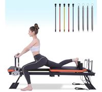Pilates Reformer,Dpiolrcag Foldable Pilates Machine & Equipment for Home Use and Gym Workout, Suitable for Advanced and Beginners Users, Up to 250 lbs Weight Capacity
