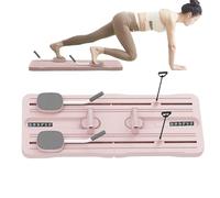 Pilates Reformer Machine | Ab Trainer & Core Board Equipment - Complete Workout Equipment to Strengthen Muscles in Gym