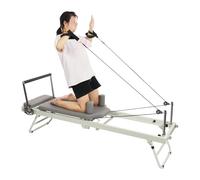 Pilates Reformer Machine Foldable Pilates Reformer Core Bed Equipment Machine Adjustable Pilates Reformer Strength Training Bed For Exercise Balance Yoga Exercise Workout