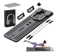 Pilates Reformer Machine, Multifunctional Abdominal Board, Chest And Abdominal Exercise Board, Pilates Board Abdominal Board, Pilates Reformer Set For Home Workout black