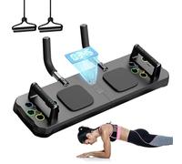 Pilates Reformer Machine with Timer - Pilates Board for Home Gym,ABS Pilates Board,Ab Roller Wheel Training Board,Foldable ABS Workout Machine,Anti-Slip Muscle Board for Fitness Total Body Workout