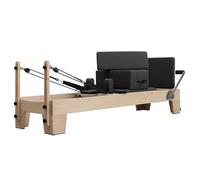 Pilates Reformer Machine, Wood Pilates Machine Equipment for Home Workout, Home Pilates Reformers, Pilates Reformer with Springs, Stretching Balance Yoga Exercise (Maple wood, German spring)