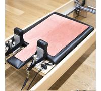 Pilates Reformer Mat, Non-Slip Foldable Exercise Mat with Sweat-Absorbent Suede and Silicone Grip, 99.6 x 61 cm for Yoga, Core Training, Home Gym Use(Pink)