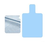 Pilates Reformer Mat Supporting Movement Precision with Artificial Suede Nap and Silicone Base Layers (Blue)