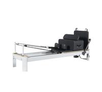 Pilates Reformer Multifunction Machine Core Bed Equipment With Stainless Steel Springs For Home Gym Workout Indoor Pilates Exercise Equipment Training Weight (Black )