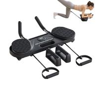 Pilates Reformer | Multifunctional Ab Core Trainer with Removable Bottom Wheel,Exercise Machine for Men Women Full-Body Workout Core Training Indoor Bedroom Daily Routine