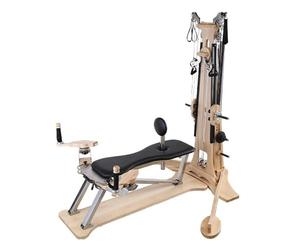 Pilates Reformer PilateTronic Full Body Training and Toning Using Circular Motions To Increase Spinal Flexibility Agility and Core Strength. Modern Fitness