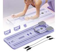 Pilates Reformer Set, Ab Trainer, Ab Roller Exercise Wheel, Ab Exercise Board, Abdominal Exercise Equipment(Purple)
