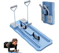 Pilates Reformer Set | Automatic Rebound Ab Roller Board | Foldable Pilates Board For Home Workout | Multi-Purpose Foldable Pilates Reformer Board For Full Body Workout