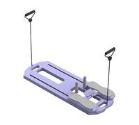 Pilates Reformer Workout - Compact Sliding Praining Board, Multipurpose Home Fitness Machine | Resistance Training System Exercise, Versatile Portable Pilates for Travel Office Studio Use