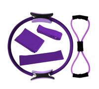 Pilates Ring Kit, Pilates Ring Set | Exercise Equipment,Pilates Ring Circles Set Booty Bands Stretching Equipment for Legs Arms and Thighs Weight Loss for Women