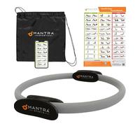 Pilates Ring Magic Circle, Pilates Equipment Pelvic Floor Strengthener for Women, Inner Thigh Exerciser, Glutes & Bum Toner, Wall Pilates Circle Thigh Master Thigh Toner, Core Balance & Kegel Exercise