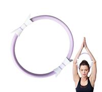 Pilates Ring - Pilates Equipment | Fitness Equipment Double Handle Cirrcle Fitness Pelvic Forcener Hoop for Women Thigh Exercise