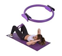 Pilates Ring Resistance Loop, Pilates Double Handle Ring, Weight Loss Body Toning Magic Circle Toning Thighs, Abs and Legs - Dual Grip Magic Exercise Fitness Circle to Burn Fat