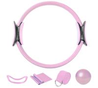 Pilates Ring Set, Pilates Ring for Women - Yoga Ball Ring Resistance Bands | 5x Home Gym Accessories, Yoga Teams Workout Equipment for Stretching & Fo