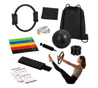 Relaxdays Pilates Set, 13pc, black