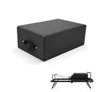 Pilates Sitting Box for Pilates Reformer, Pilates Box for Improving Range of Motion and Flexibility, Pilates Equipment Reformer Box Accessory for Pilates Exercises (Black)